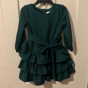 EUC Green Sparkle Dress